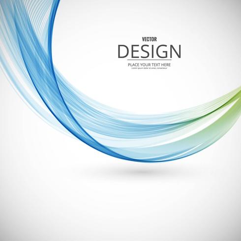 Abstract business elegant wave background illustration vector