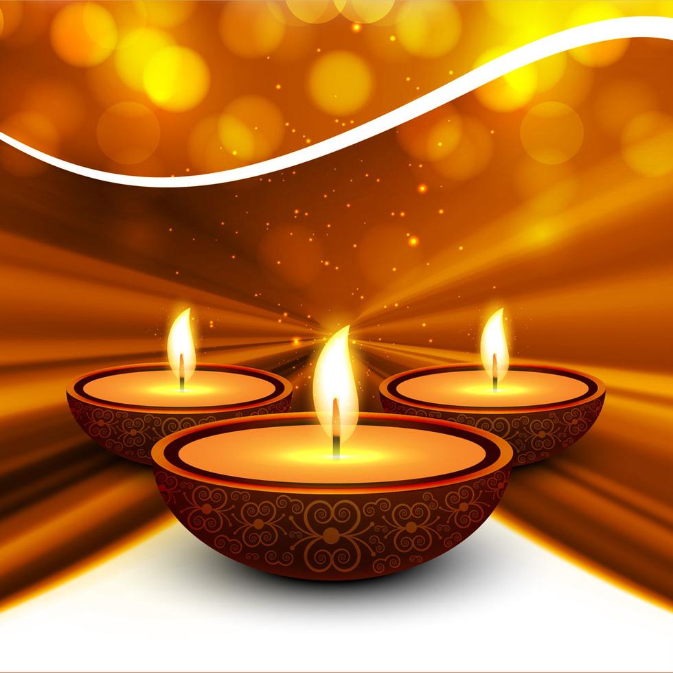 Happy diwali diya oil lamp festival background illustration 249922 ...