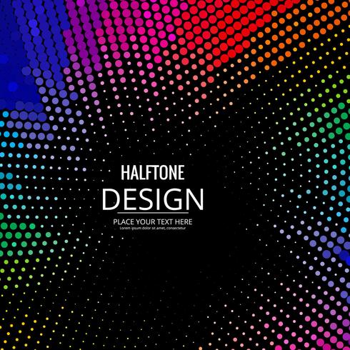 Background of spots halftone vector
