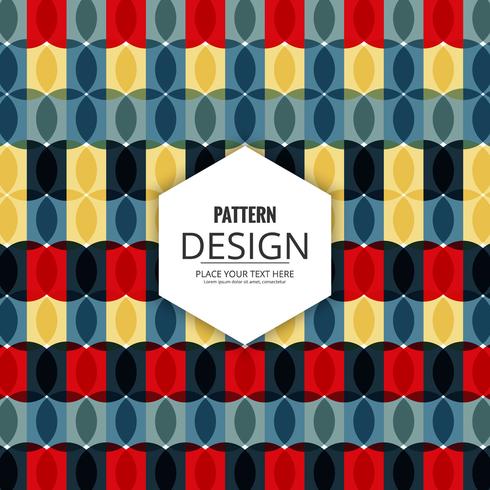 Abstract decorative seamless pattern design vector