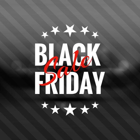 Abstract black friday sale poster design vector