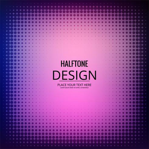 Abstract halftone colorful design vector