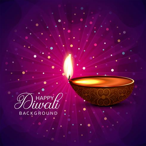 Diwali colorfu card decorativel background Vector