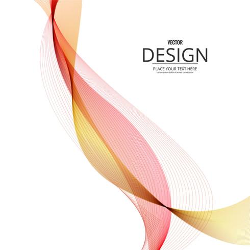 Abstract business elegant wave background illustration vector