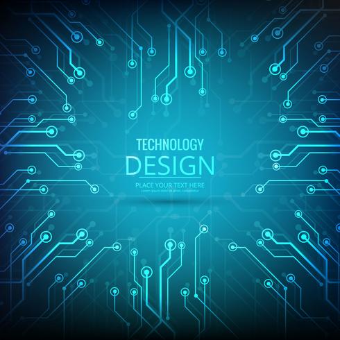 Abstract technology background design illustration vector