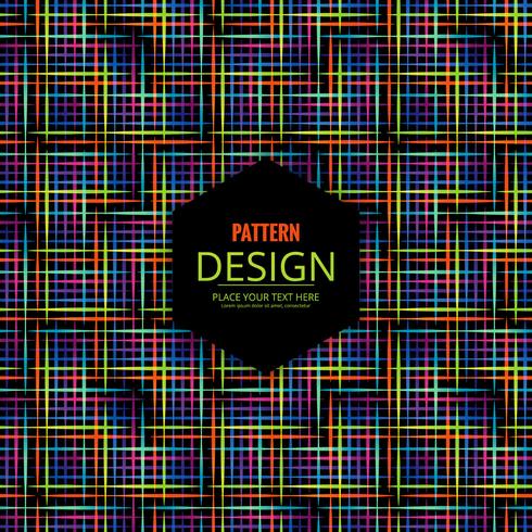 Diseño abstracto sin patrón decorativo vector