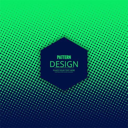 Abstract dotted halftone pattern design vector