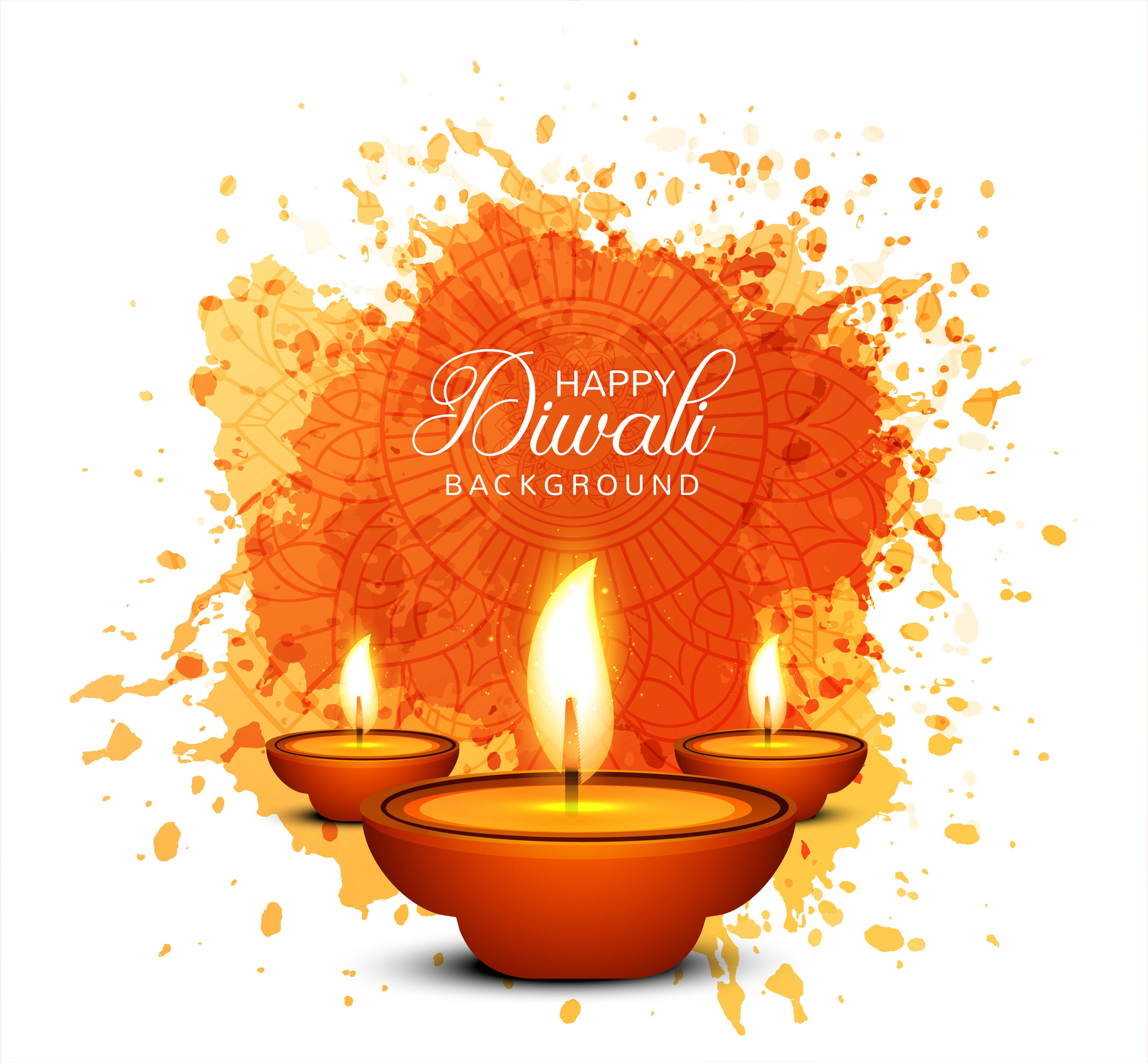 beautiful greeting card for festival of diwali celebration