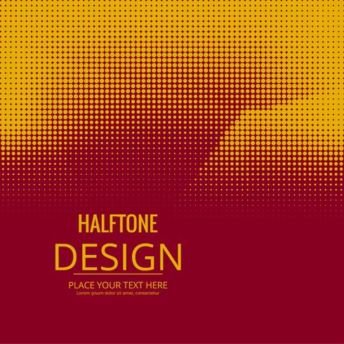 Abstract halftone colorful design vector