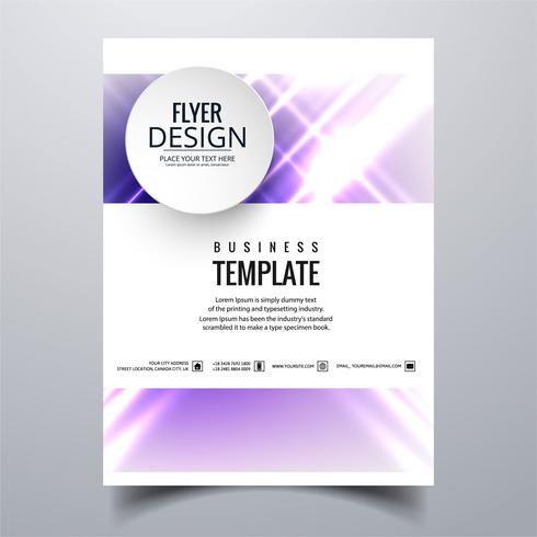 Abstract stylish buisness brochure card template design vector