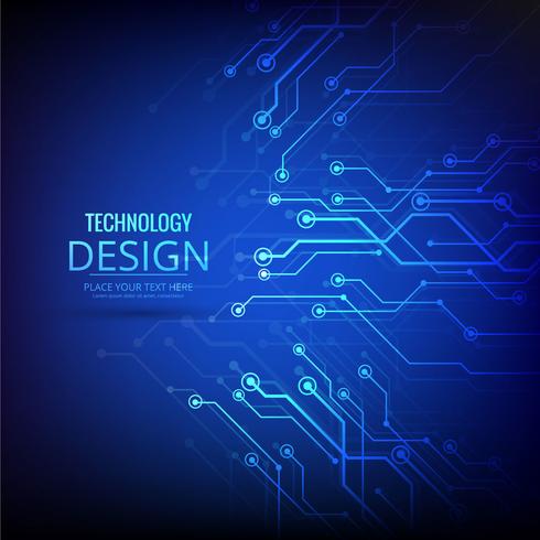 Abstract technology background design illustration vector