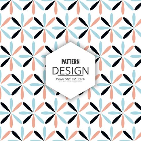 Abstract decorative seamless pattern design vector