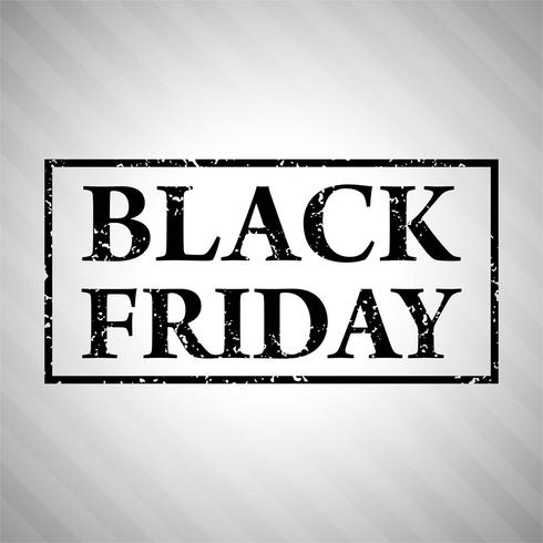 Abstract black friday sale poster design vector