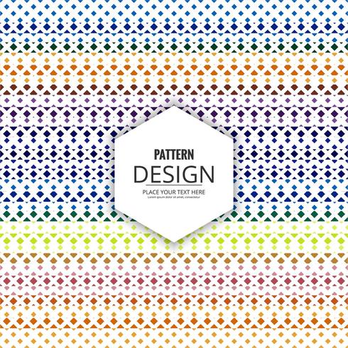 Abstract decorative seamless pattern design vector