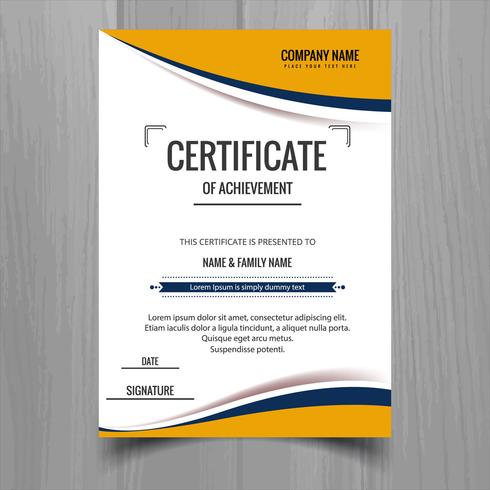 Modern stylish buisness brochure card template vector