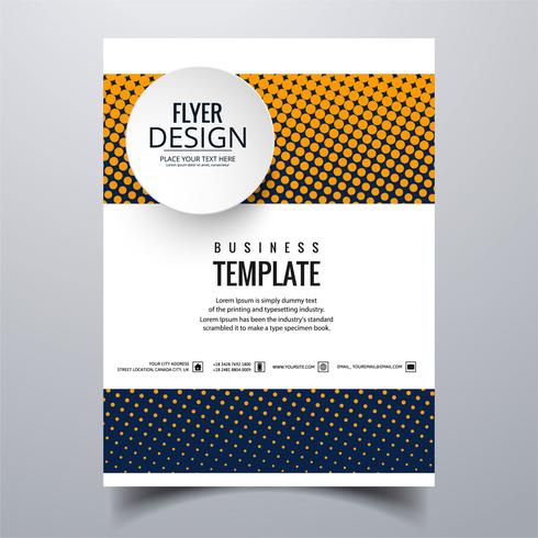 Abstract stylish buisness brochure card template design vector