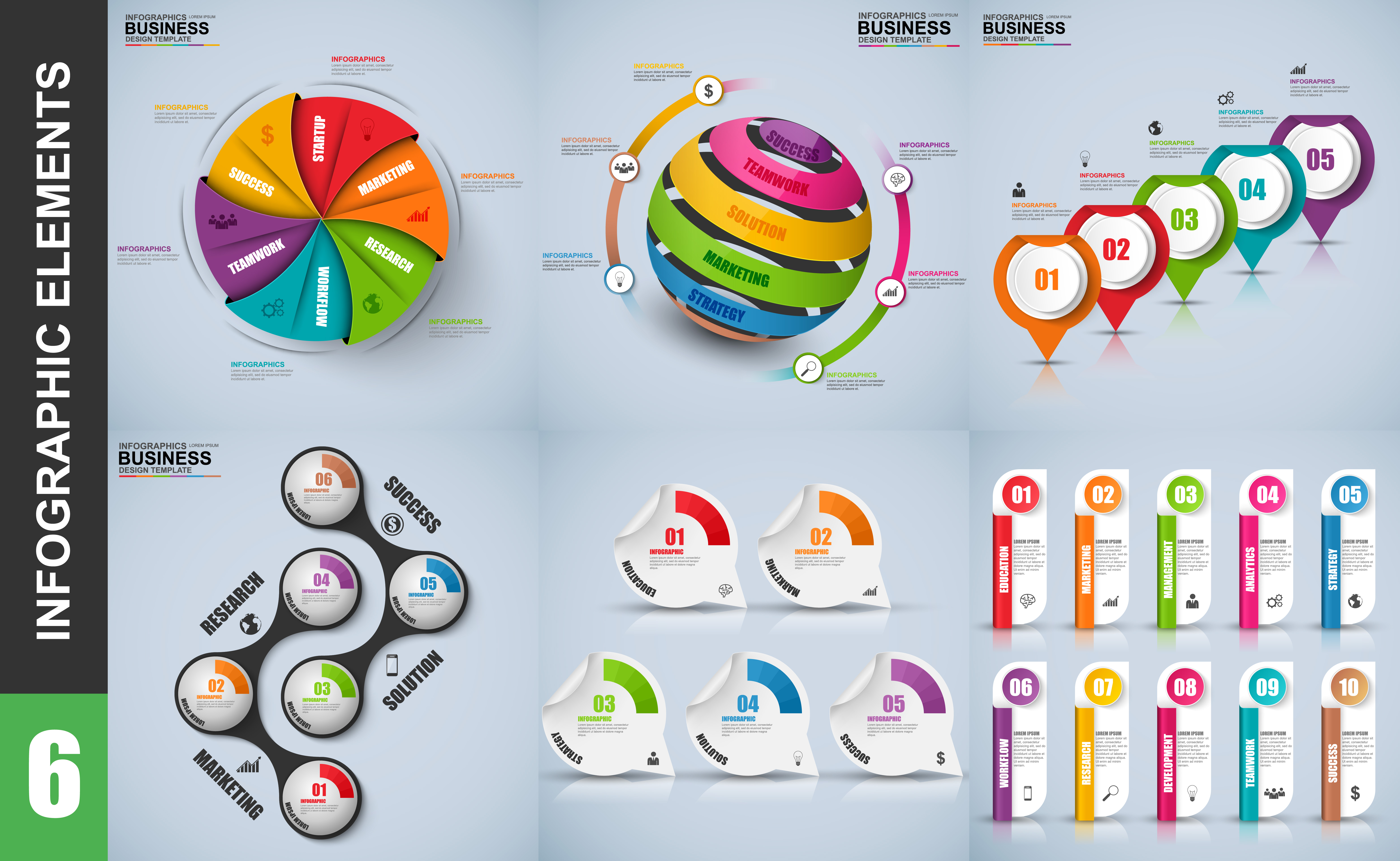 Download Presentation Business 3D Infographics 250914 Vector Art at ...