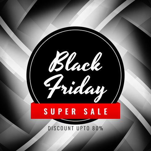 Abstract black friday sale background vector