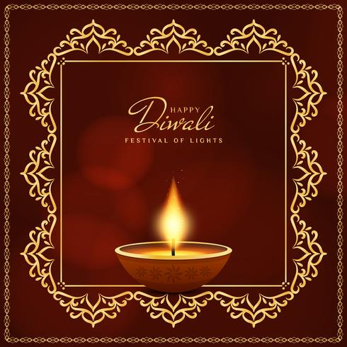 Abstract beautiful Happy Diwali festival background vector