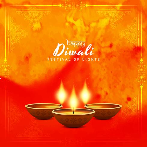 Abstract Happy Diwali vector background