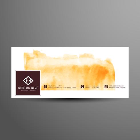 Abstract stylish facebook timeline banner template vector