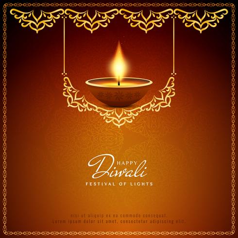 Abstract beautiful Happy Diwali festival background vector