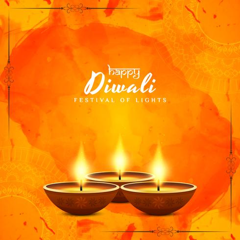 Abstract Happy Diwali vector background