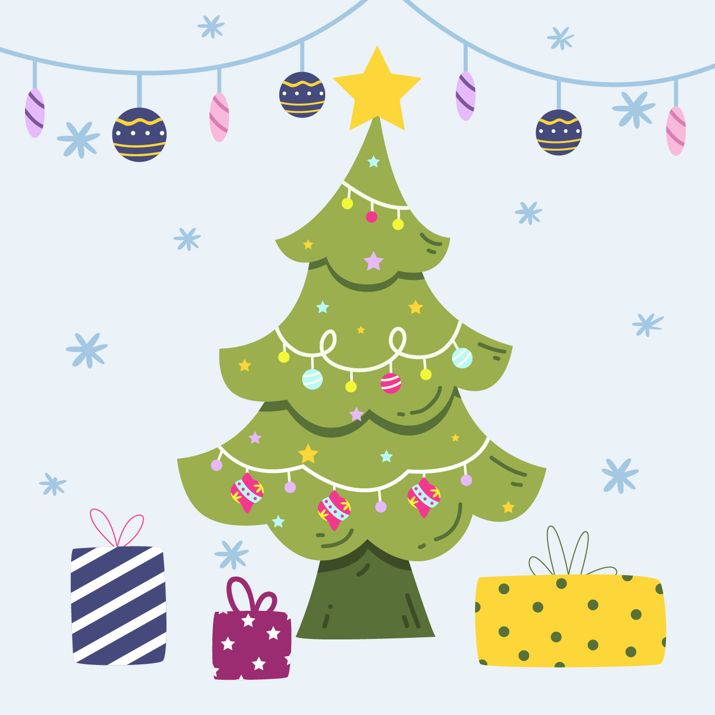 Download Christmas Tree Background - Download Free Vectors, Clipart ...