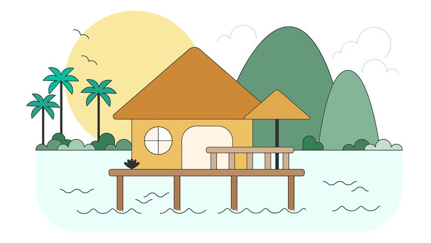 Bungalow Vector