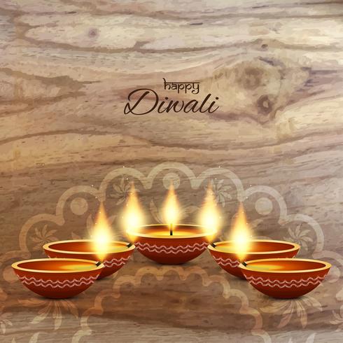 Abstract beautiful Happy Diwali festival greeting background vector