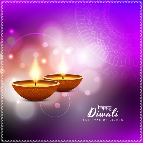 Resumen hermoso feliz Diwali festival saludo fondo vector