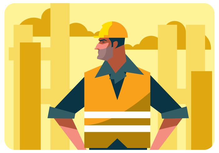 Factory Worker Vector