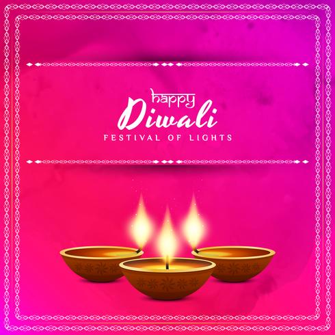 Abstract Happy Diwali vector background