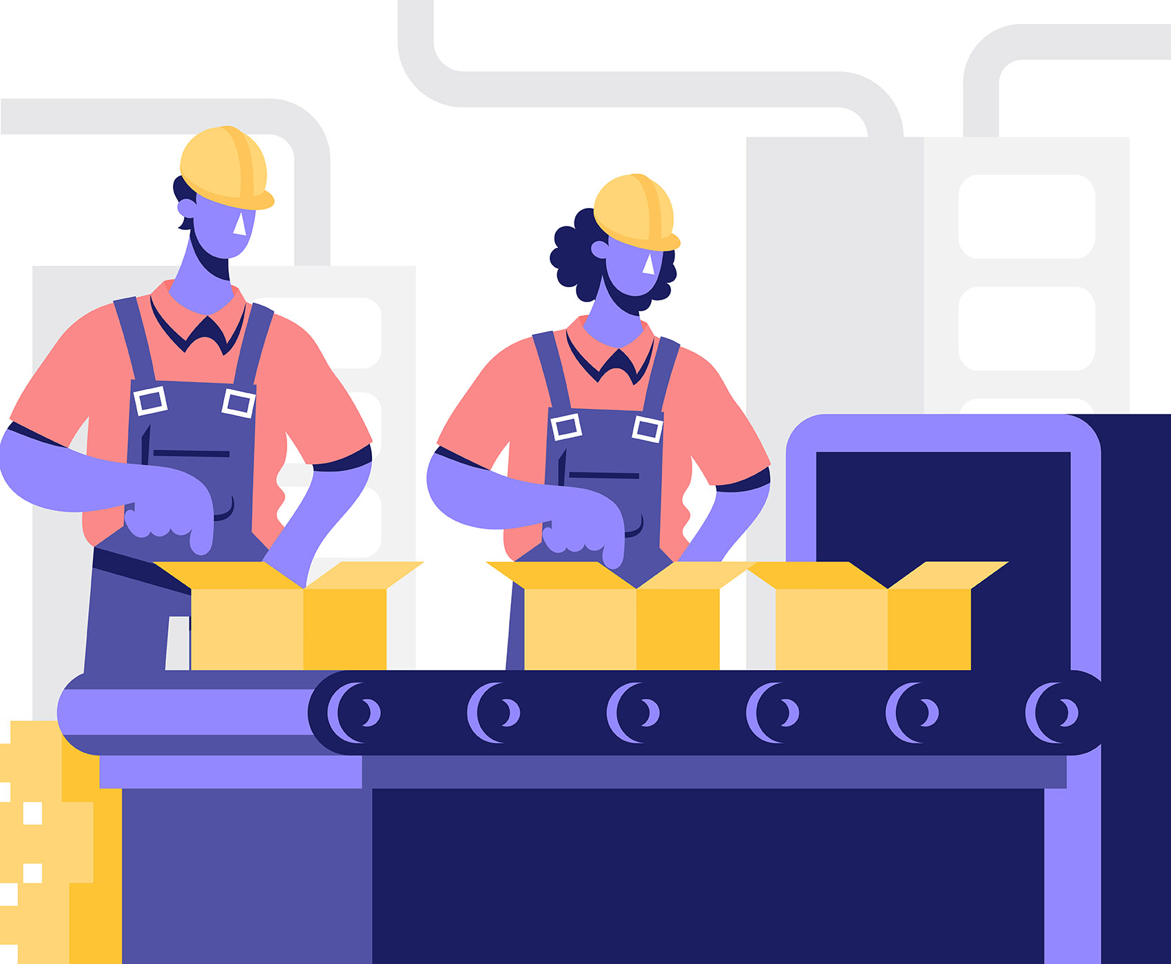 Download Factory Worker Illustration for free.