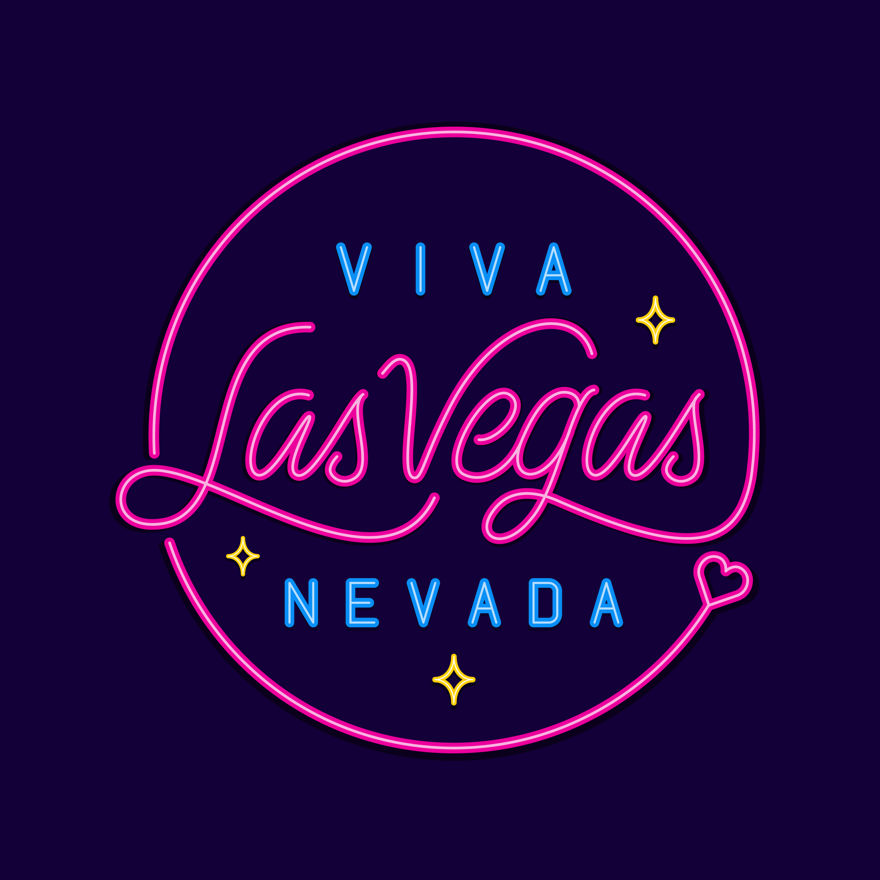Viva Las Vegas Neon Badge Vector 251714 Vector Art at Vecteezy