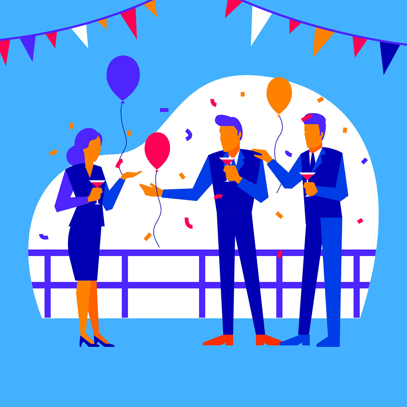 Office Parties And Gatherings 251727 Vector Art at Vecteezy