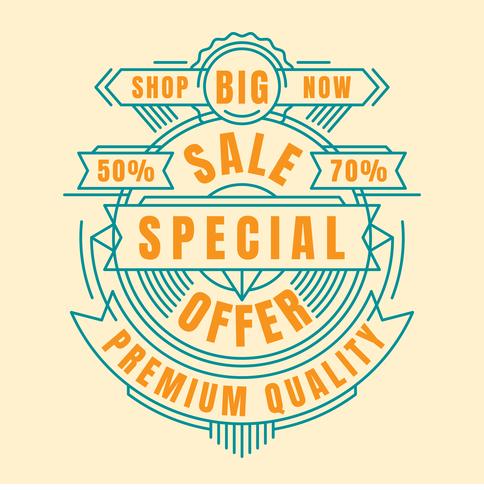 Sale banner vector