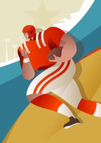 American Football Player vector