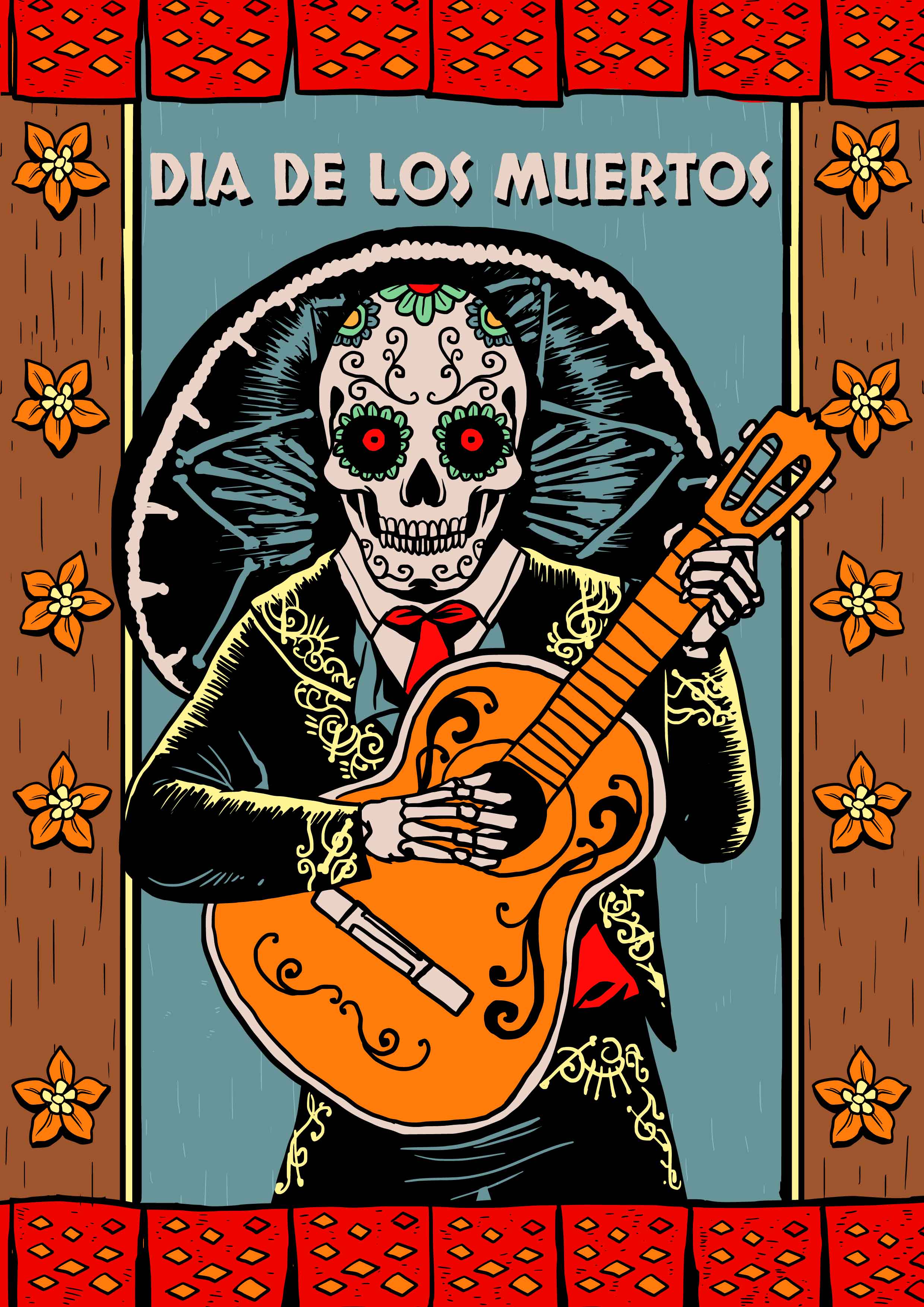 Download Day Of The Dead - Download Free Vectors, Clipart Graphics ...