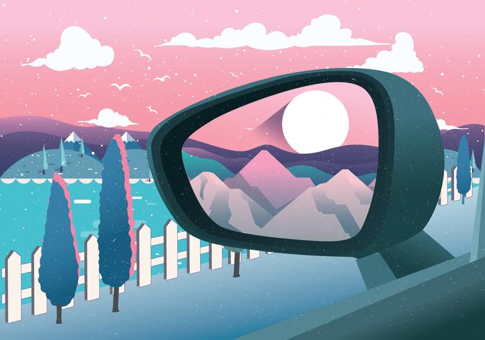 Rear View Mirror Vector