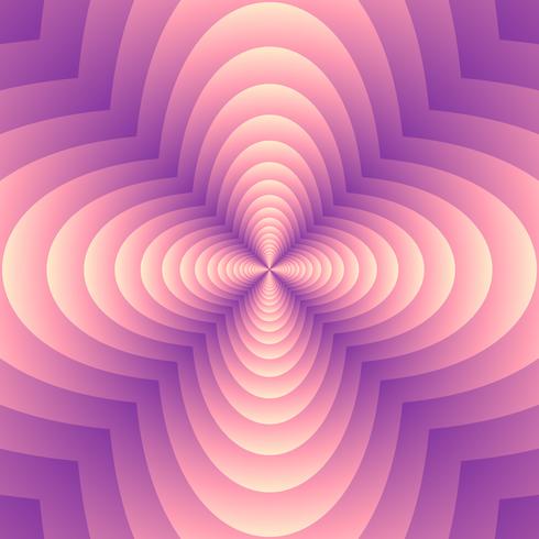 Abstract Geometric Blend Clover Shape Background vector