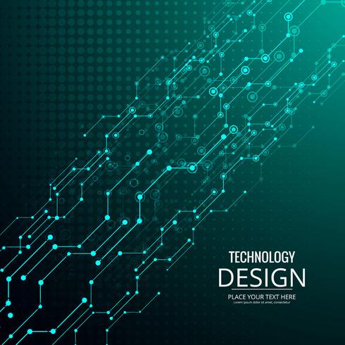 Resumen tecnología de diseño de fondo ilustración vector