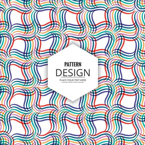 Abstract decorative seamless pattern design vector