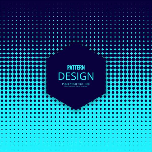 Abstract dotted halftone pattern design vector