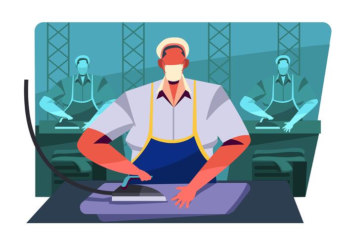 Factory Worker vector