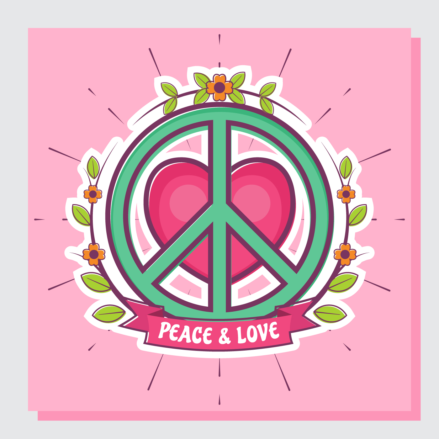Love love peace