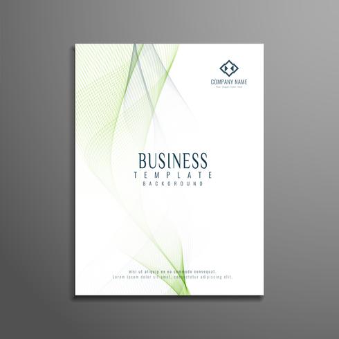 Abstract business flyer template design vector