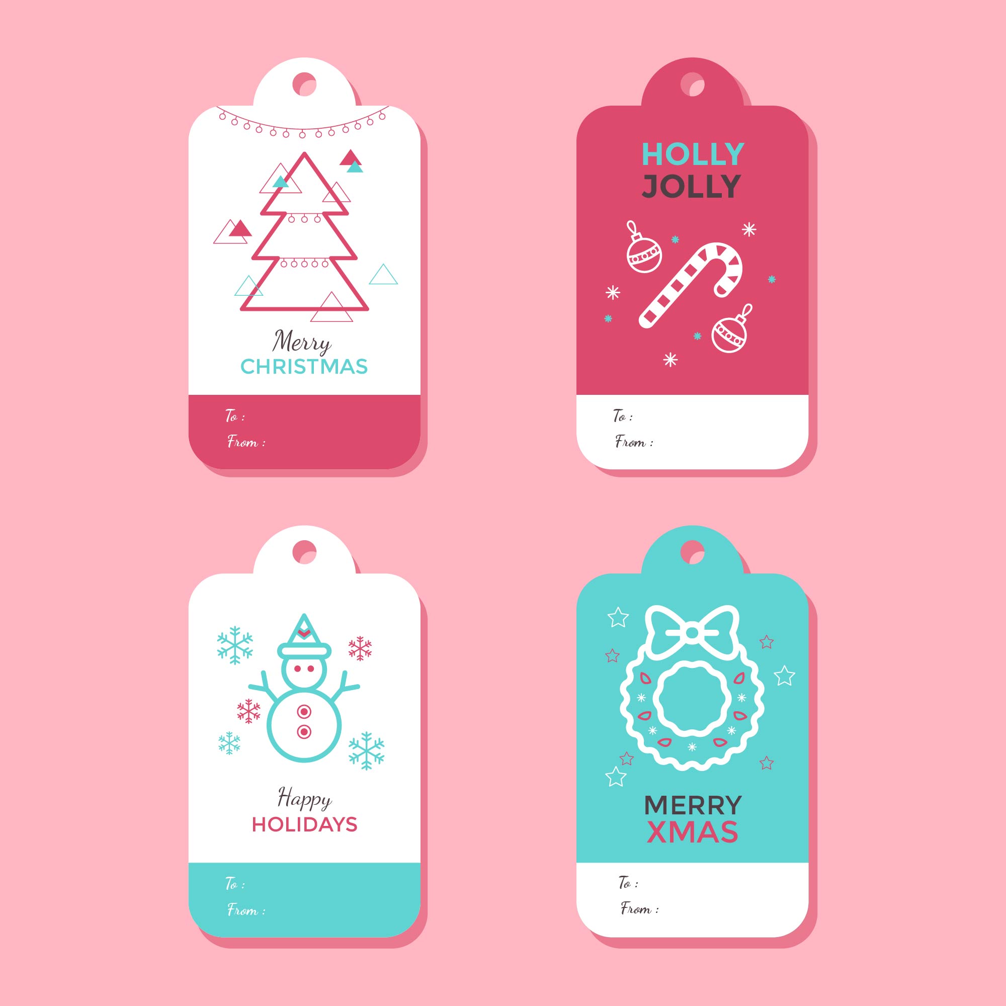 Download Holiday Gift Tag Vector - Download Free Vectors, Clipart ...