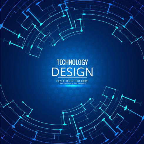 Resumen tecnología de diseño de fondo ilustración vector