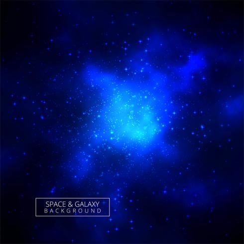 Abstract colorful galaxy background vector